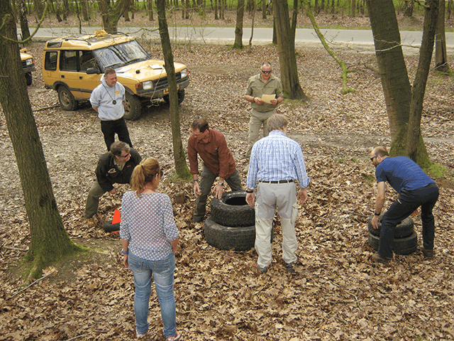 4x4 teambuilding tijdens bedrijfsuitje