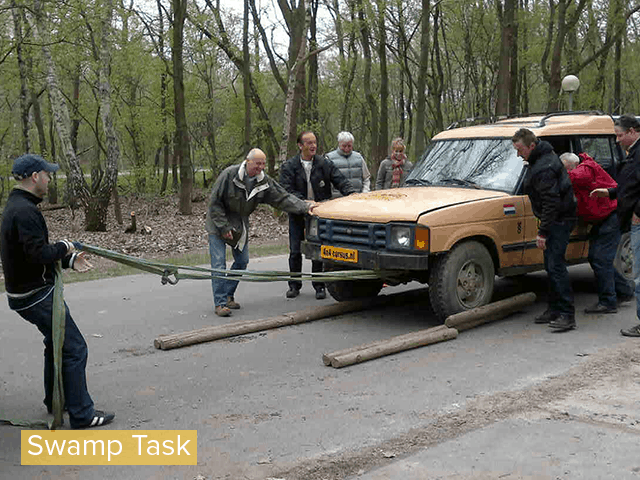 Swamp Task als teambuilding opdracht